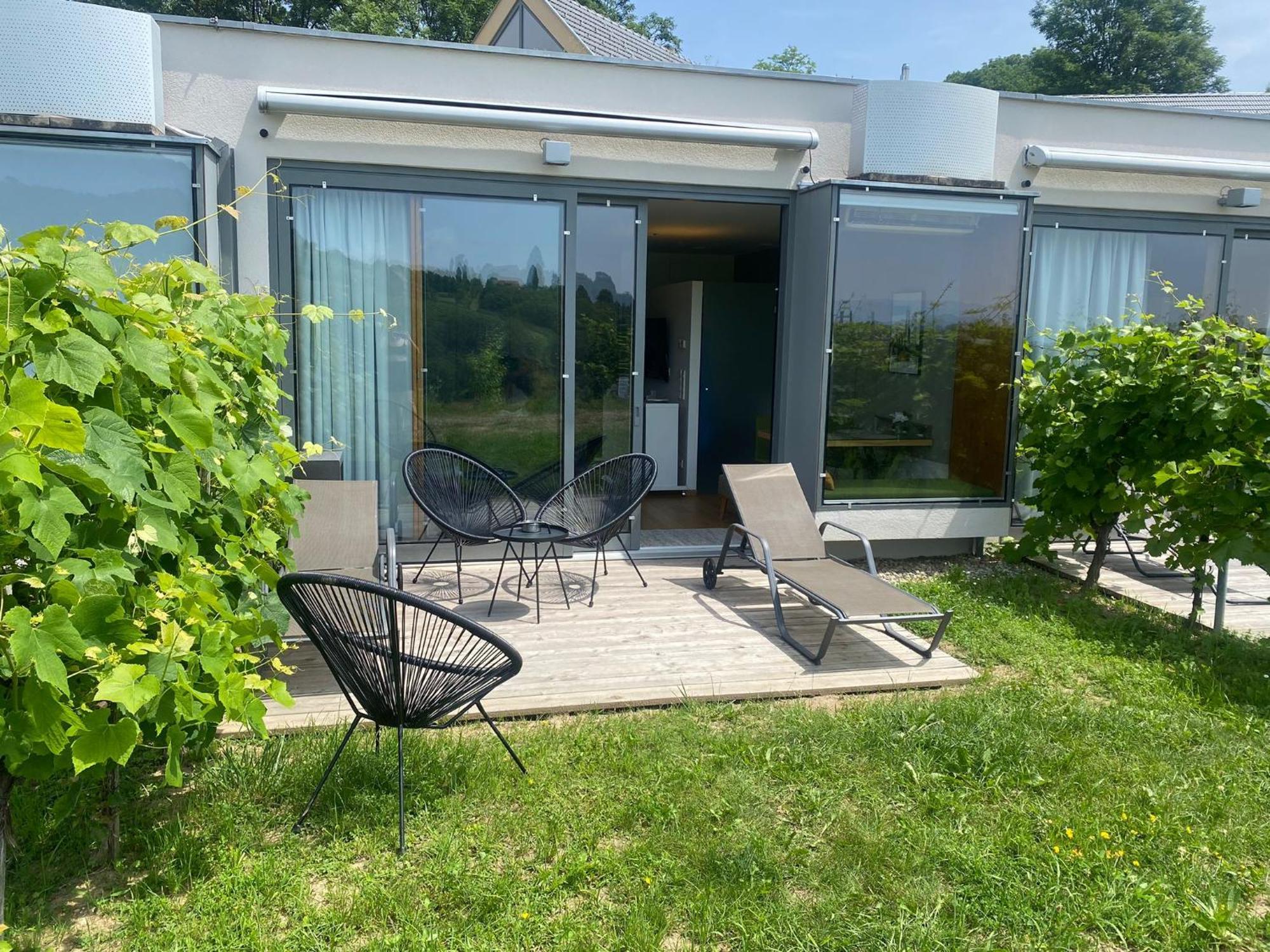 *Brandnew* Modernes Apartment In Den Weinbergen Mit Pool Und Sauna Spielfeld Extérieur photo